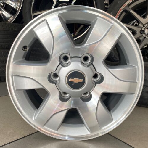 Roda Avulsa Aro 16 Chevrolet S10 GM 6×139,7 Prata Diamantada