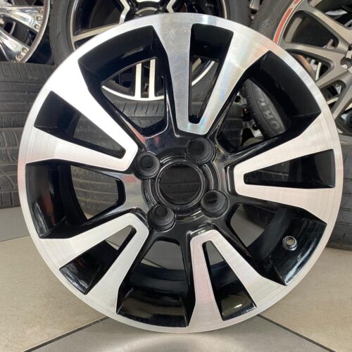 Roda Avulsa Aro 15 GM Onix 4×100 mm Preta Diamantada (Usada)